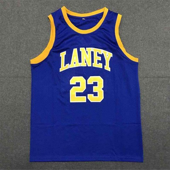NBA Michael Jordan Laney High School Edition #23 Jerseys Blue - Picture 1 of 5
